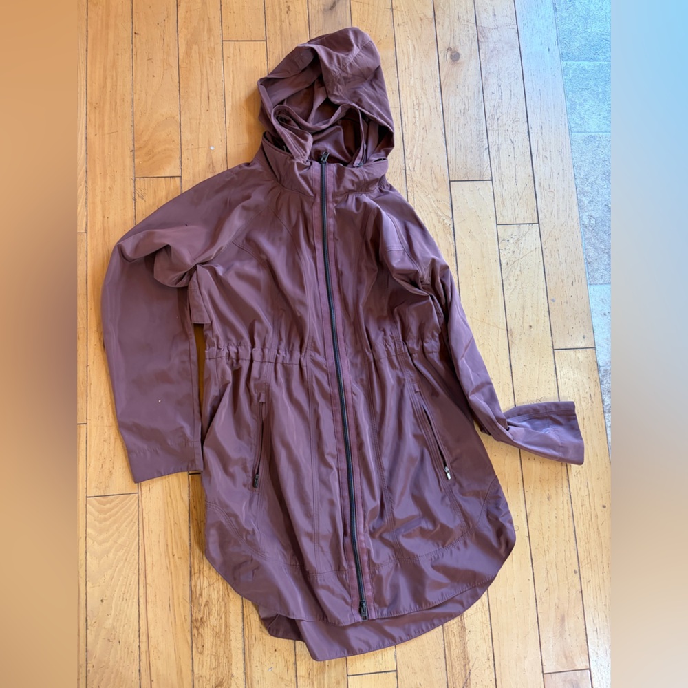Athleta Mauve Hooded Jacket